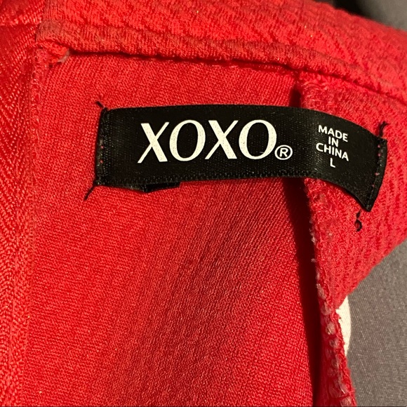 XOXO hot pink grommet fit and flare dress - Picture 4 of 16